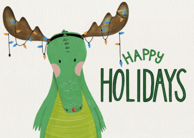 Gator Holiday Illustrated Animation